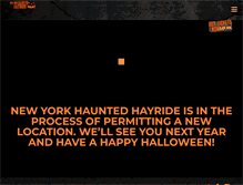 Tablet Screenshot of newyorkhauntedhayride.com